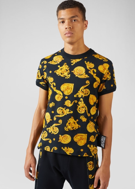 Versace Baroque Print T-shirt Herr - 694073JXK